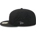 cepur-plakana-melns-pieguloss-59fifty-side-script-no-new-york-yankees-mlb-no-new-era