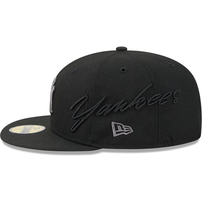 cepur-plakana-melns-pieguloss-59fifty-side-script-no-new-york-yankees-mlb-no-new-era