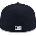 cepur-plakana-tumsi-zils-pieguloss-59fifty-rhinestone-badge-no-new-york-yankees-mlb-no-new-era