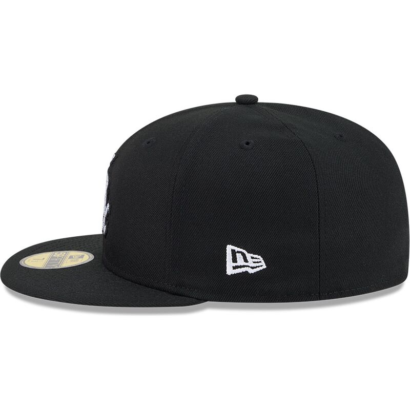 cepur-plakana-melns-pieguloss-59fifty-rhinestone-badge-no-chicago-white-sox-mlb-no-new-era