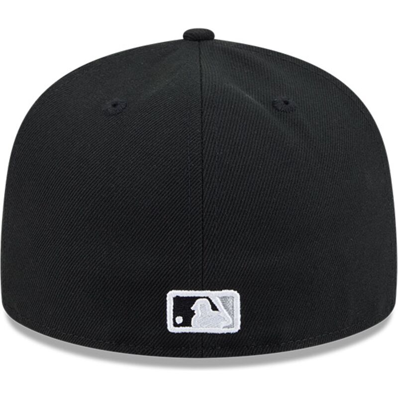 cepur-plakana-melns-pieguloss-59fifty-rhinestone-badge-no-chicago-white-sox-mlb-no-new-era