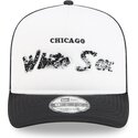 cepur-izliekta-truckeris-melns-snapback-9fifty-a-frame-na-lifestyle-f1-no-chicago-white-sox-mlb-no-new-era