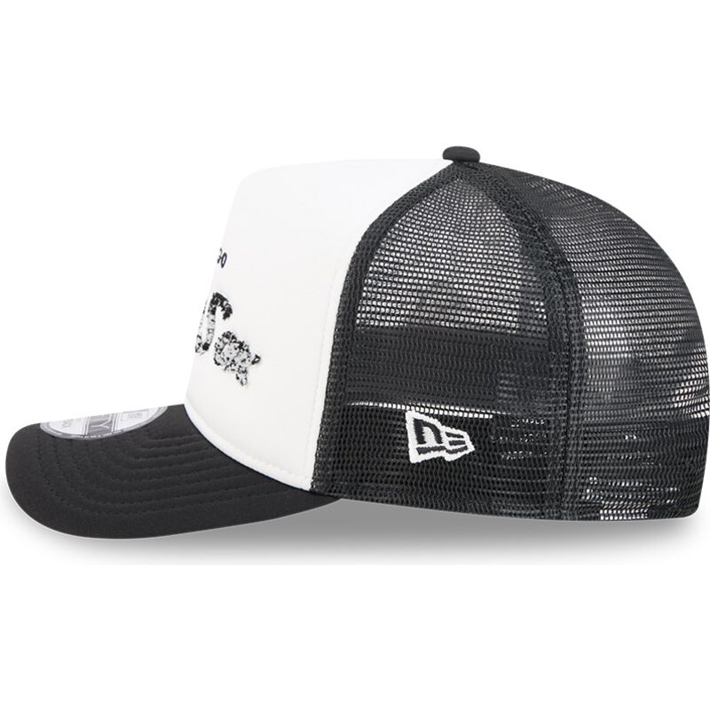 cepur-izliekta-truckeris-melns-snapback-9fifty-a-frame-na-lifestyle-f1-no-chicago-white-sox-mlb-no-new-era