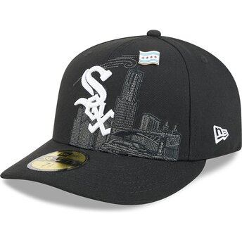 Cepur izliekta melns piegulošs 59FIFTY Pin NA Lifestyle F1 no Chicago White Sox MLB no New Era