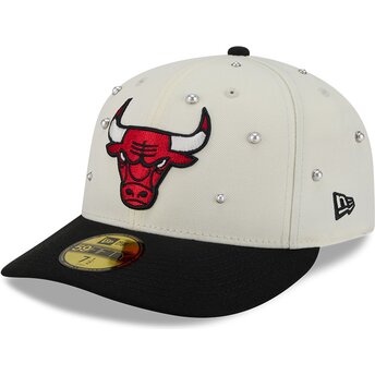 Cepur izliekta bēšs piegulošs 59FIFTY Beads NA Lifestyle F1 no Chicago Bulls NBA no New Era