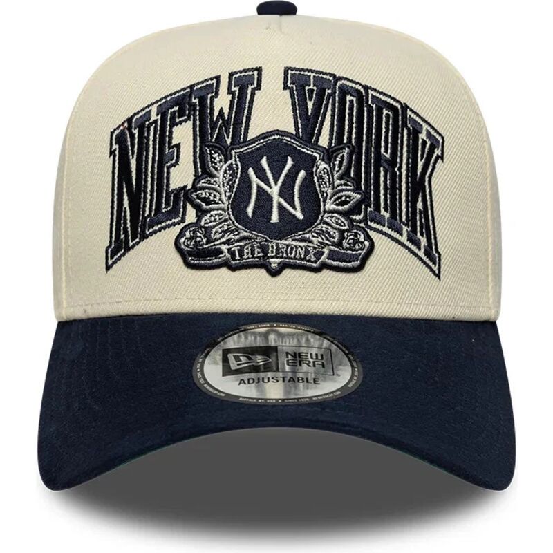 cepur-izliekta-bess-snapback-e-frame-wordmark-suede-no-new-york-yankees-mlb-no-new-era