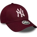 cepur-izliekta-sarkans-regulejams-rosa-9forty-metallic-no-new-york-yankees-mlb-no-new-era