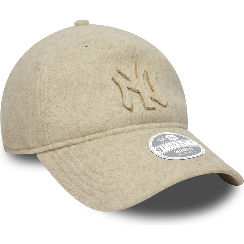 cepur-izliekta-bess-regulejams-9twenty-a-frame-melton-luxe-no-new-york-yankees-mlb-no-new-era