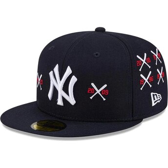 Cepur plakana tumši zils piegulošs 59FIFTY Spike Lee Crossed Bats no New York Yankees MLB no New Era