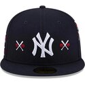 cepur-plakana-tumsi-zils-pieguloss-59fifty-spike-lee-crossed-bats-no-new-york-yankees-mlb-no-new-era