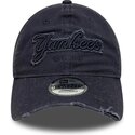 cepur-izliekta-tumsi-zils-regulejams-9twenty-distress-wordmark-no-new-york-yankees-mlb-no-new-era