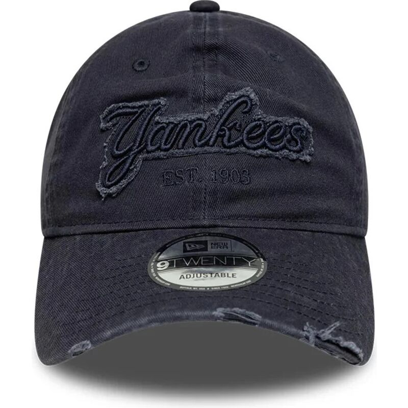 cepur-izliekta-tumsi-zils-regulejams-9twenty-distress-wordmark-no-new-york-yankees-mlb-no-new-era