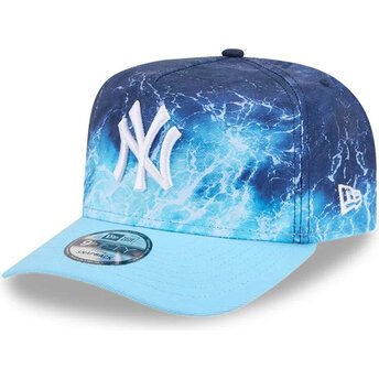 Cepur izliekta zils snapback 9FIFTY A Frame Deep Water no New York Yankees MLB no New Era