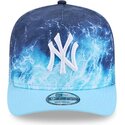 cepur-izliekta-zils-snapback-9fifty-a-frame-deep-water-no-new-york-yankees-mlb-no-new-era