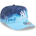 cepur-izliekta-zils-snapback-9fifty-a-frame-deep-water-no-new-york-yankees-mlb-no-new-era