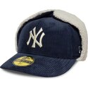 cepur-izliekta-tumsi-zils-pieguloss-59fifty-cord-dog-ear-no-new-york-yankees-mlb-no-new-era