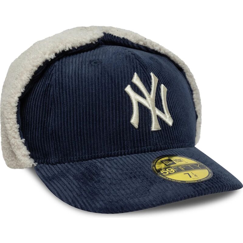 cepur-izliekta-tumsi-zils-pieguloss-59fifty-cord-dog-ear-no-new-york-yankees-mlb-no-new-era