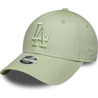 Cepur izliekta zaļš regulējams 9FORTY League Essential no Los Angeles Dodgers MLB no New Era