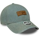 cepur-izliekta-zils-regulejams-9twenty-denim-no-los-angeles-dodgers-mlb-no-new-era