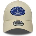 cepur-izliekta-kremkrasa-regulejams-9forty-patch-no-los-angeles-dodgers-mlb-no-new-era