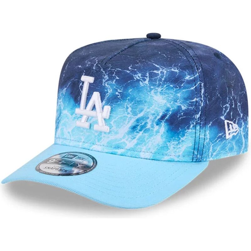 cepur-izliekta-zils-snapback-9fifty-a-frame-deep-water-no-los-angeles-dodgers-mlb-no-new-era