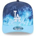 cepur-izliekta-zils-snapback-9fifty-a-frame-deep-water-no-los-angeles-dodgers-mlb-no-new-era