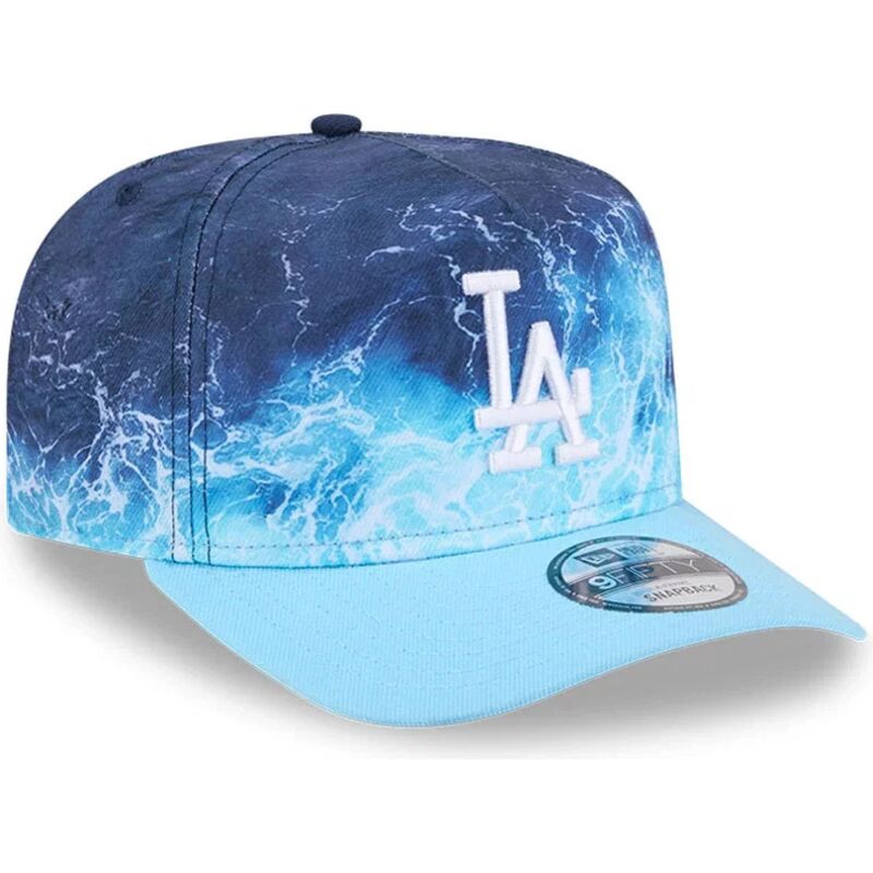 cepur-izliekta-zils-snapback-9fifty-a-frame-deep-water-no-los-angeles-dodgers-mlb-no-new-era