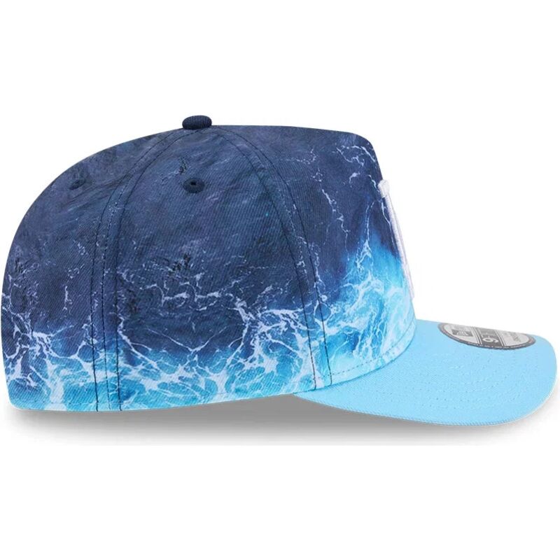 cepur-izliekta-zils-snapback-9fifty-a-frame-deep-water-no-los-angeles-dodgers-mlb-no-new-era