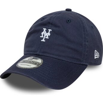 Cepur izliekta tumši zils regulējams 9TWENTY Washed Mini no New York Mets MLB no New Era
