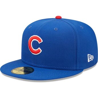 Cepur plakana zils piegulošs 59FIFTY AC Perf no Chicago Cubs MLB no New Era