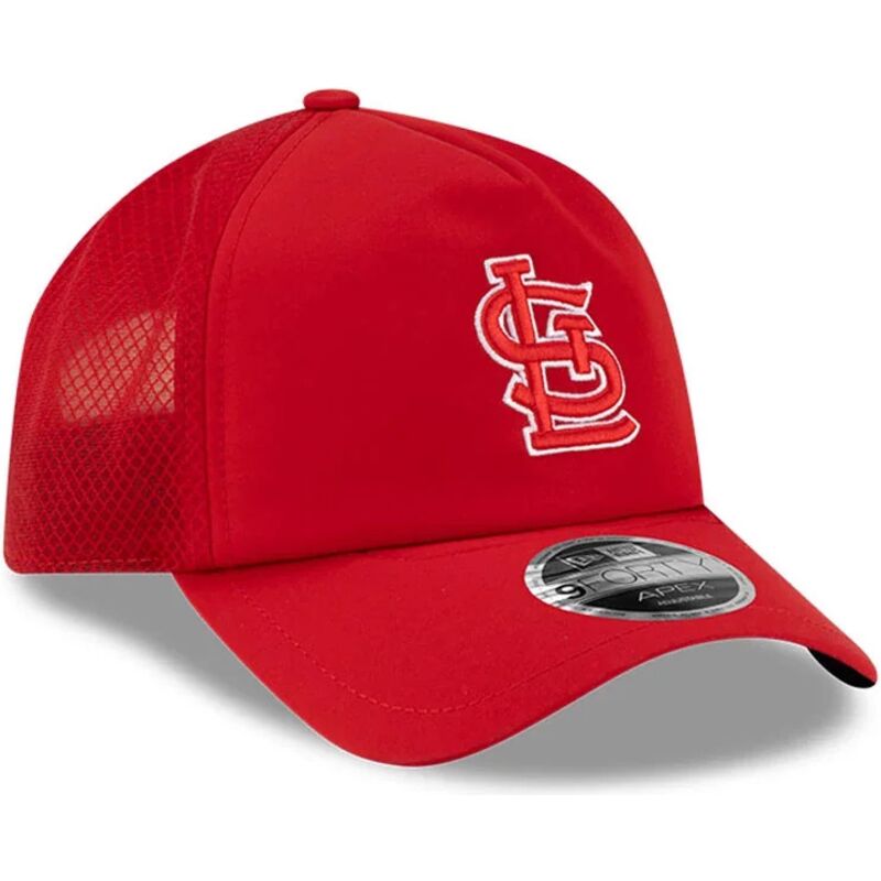 cepur-izliekta-truckeris-sarkans-snapback-9forty-apex-batting-practice-no-st-louis-cardinals-mlb-no-new-era