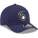 cepur-izliekta-tumsi-zils-snapback-9forty-m-crown-player-replica-no-milwaukee-brewers-mlb-no-new-era