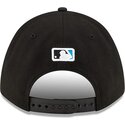 cepur-izliekta-melns-snapback-9forty-m-crown-player-replica-no-miami-marlins-mlb-no-new-era