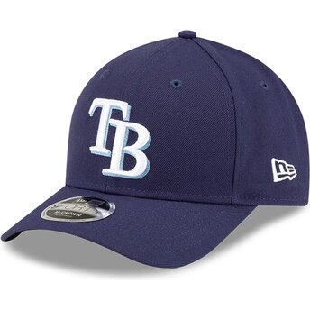 Cepur izliekta tumši zils snapback 9FORTY M-Crown Player Replica no Tampa Bay Rays MLB no New Era