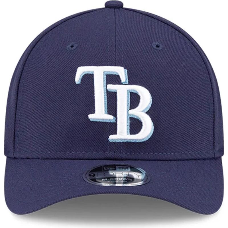 cepur-izliekta-tumsi-zils-snapback-9forty-m-crown-player-replica-no-tampa-bay-rays-mlb-no-new-era