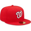 cepur-plakana-sarkans-pieguloss-59fifty-ac-perf-no-washington-nationals-mlb-no-new-era