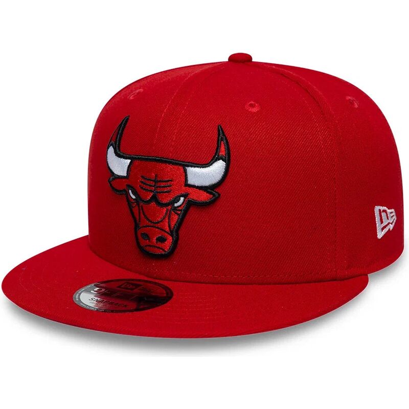 cepur-plakana-sarkans-snapback-9fifty-no-chicago-bulls-nba-no-new-era
