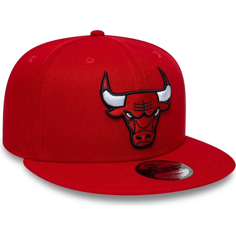 cepur-plakana-sarkans-snapback-9fifty-no-chicago-bulls-nba-no-new-era