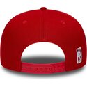 cepur-plakana-sarkans-snapback-9fifty-no-chicago-bulls-nba-no-new-era