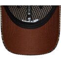 cepur-izliekta-bruns-regulejams-9twenty-herringbone-no-fc-barcelona-laliga-no-new-era