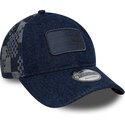 cepur-izliekta-tumsi-zils-regulejams-9twenty-patterned-denim-no-red-bull-racing-formula-1-no-new-era