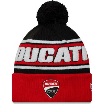 Cepur ar bumbuli sarkans Sports Knit no Ducati Motor MotoGP no New Era