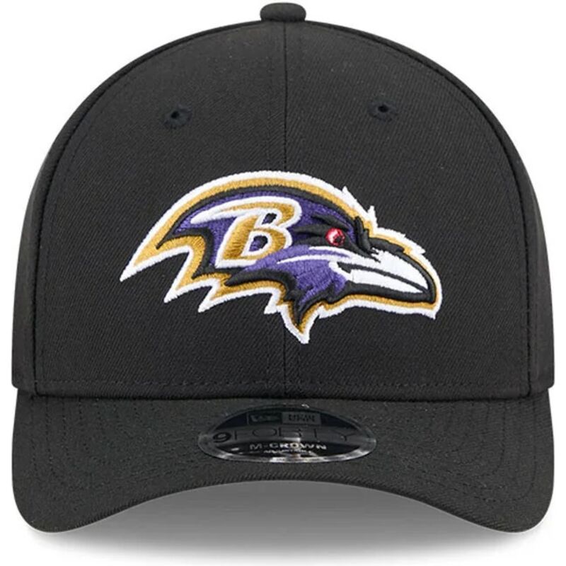 cepur-izliekta-melns-snapback-9forty-m-crown-team-no-baltimore-ravens-nfl-no-new-era