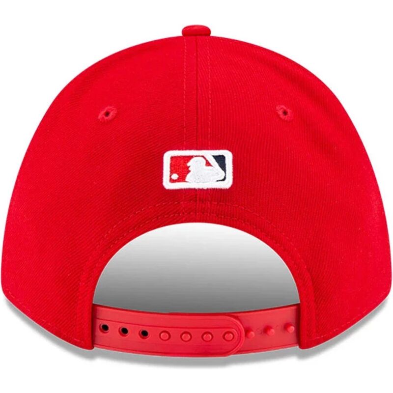 cepur-izliekta-sarkans-snapback-9forty-m-crown-player-replica-no-los-angeles-angels-mlb-no-new-era