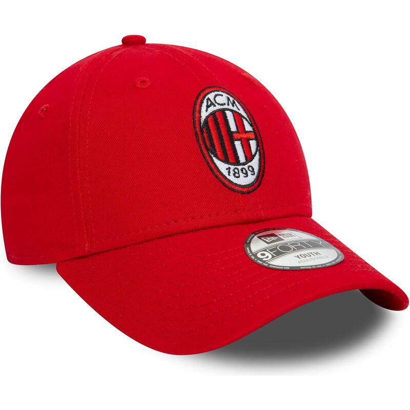 cepur-izliekta-sarkans-regulejams-berniem-9forty-core-no-ac-milan-serie-a-no-new-era