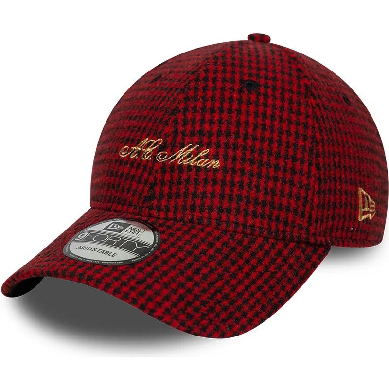 cepur-izliekta-sarkans-regulejams-9forty-houndstooth-no-ac-milan-serie-a-no-new-era