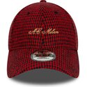 cepur-izliekta-sarkans-regulejams-9forty-houndstooth-no-ac-milan-serie-a-no-new-era