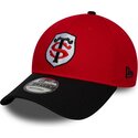 cepur-izliekta-sarkans-snapback-9forty-team-no-stade-toulousain-top-14-no-new-era