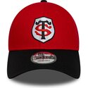 cepur-izliekta-sarkans-snapback-9forty-team-no-stade-toulousain-top-14-no-new-era