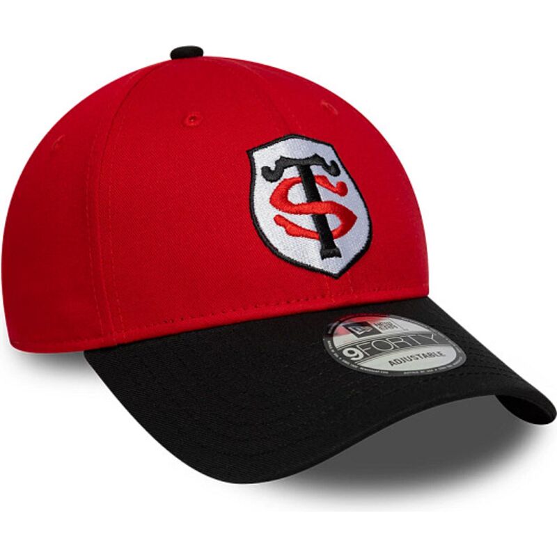 cepur-izliekta-sarkans-snapback-9forty-team-no-stade-toulousain-top-14-no-new-era